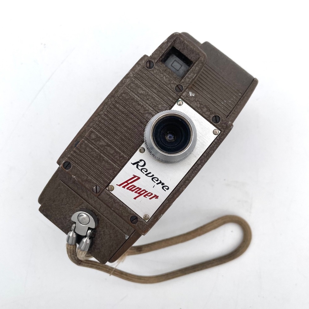 Revere Ranger Model 81 8mm Movie Camera Brown Vintage Tested Cine Raptar Lens